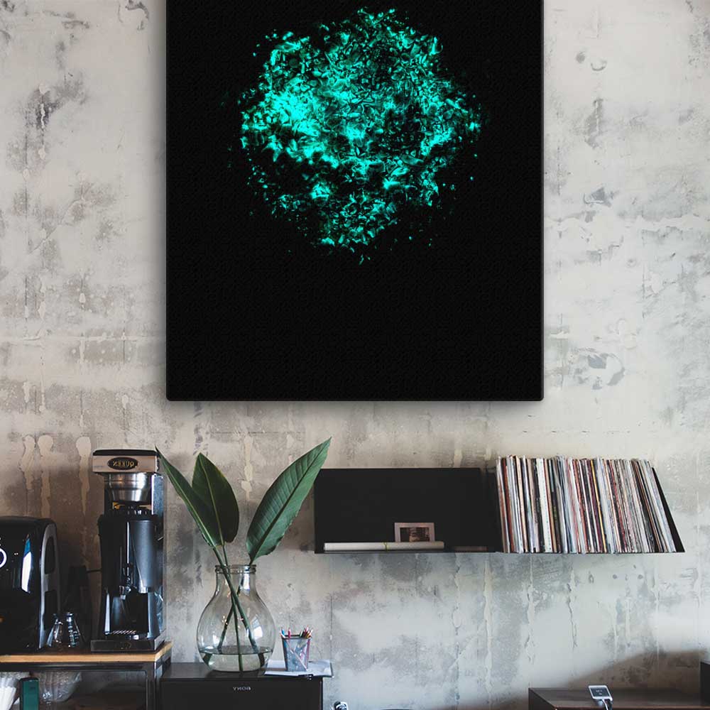 Emerald Planet - Leinwand Kuratoren von artlia artlia