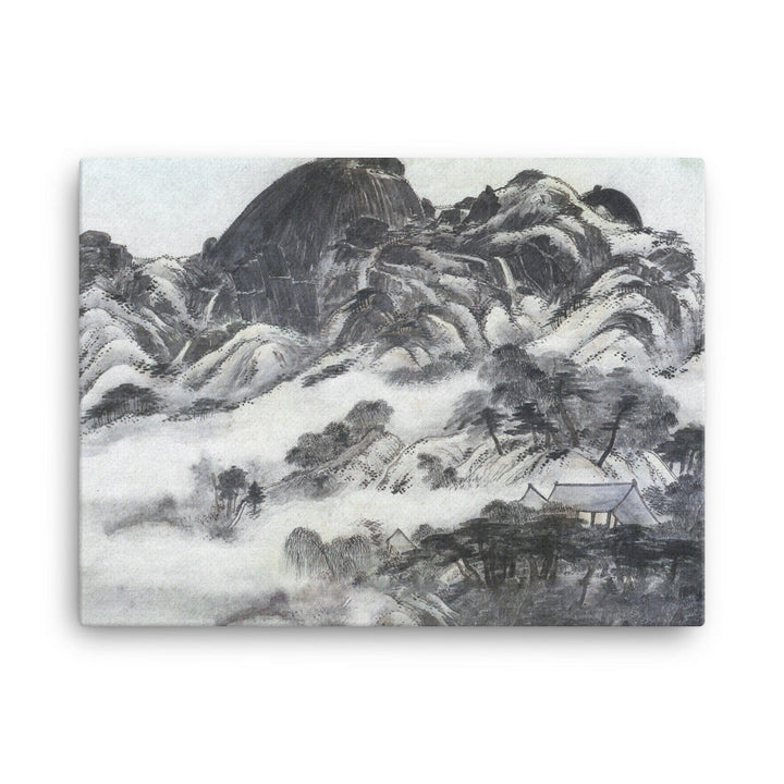 Moutain after Rain, Inwangjesaekdo - Leinwand Jeong Seon 30x41 cm artlia