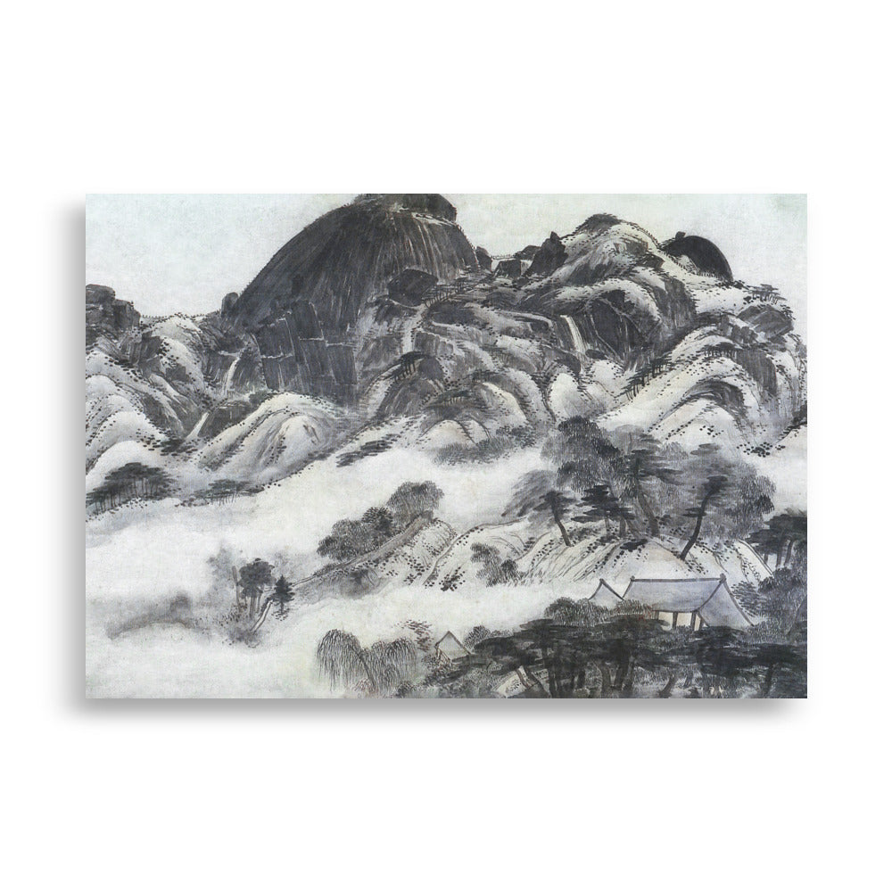 Moutain after Rain, Inwangjesaekdo - Poster artlia 70×100 cm artlia