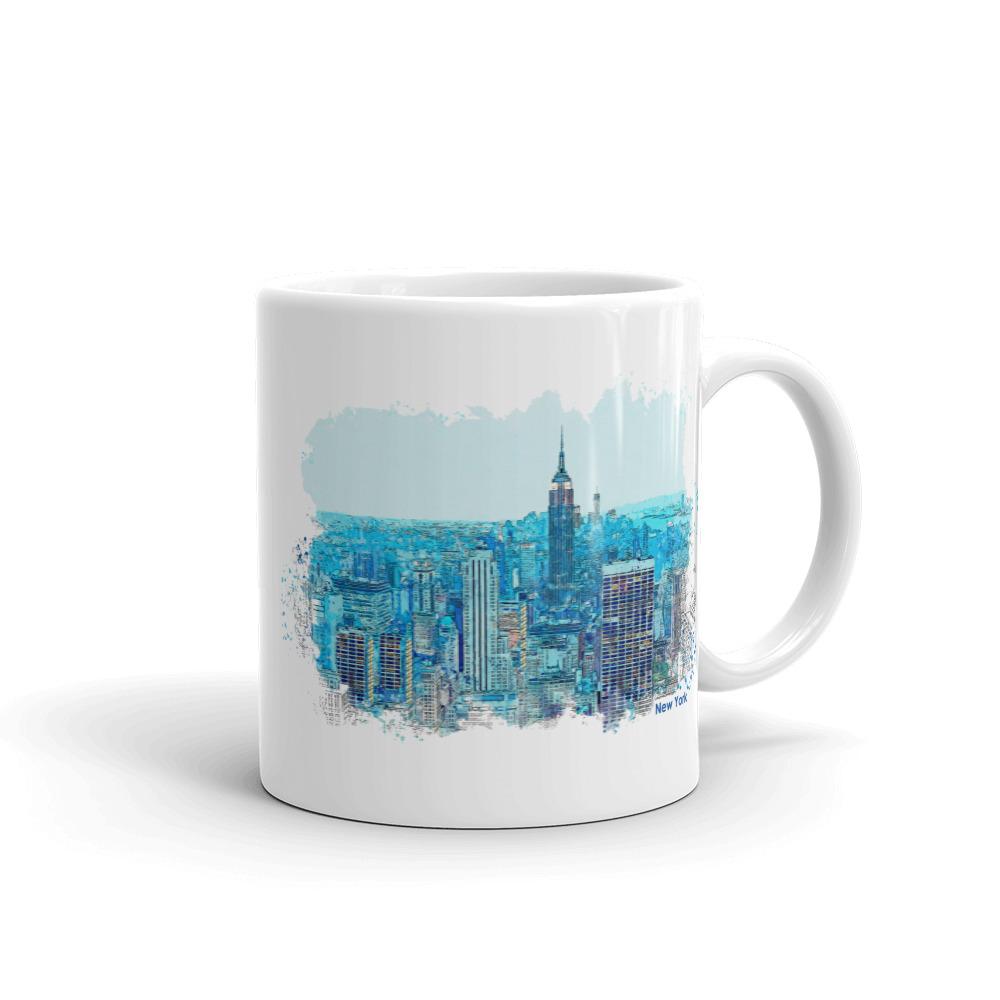 New York in Blau - Tasse Kuratoren von artlia 0,33 L artlia