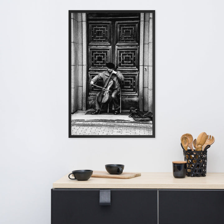 Poster - A Cellist on the Street Kuratoren von artlia artlia