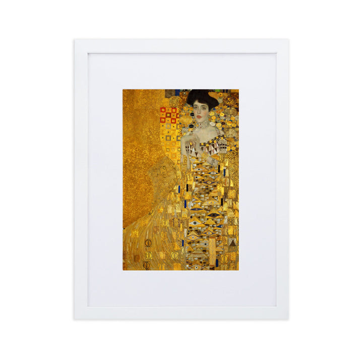 Poster mit Passepartout - Gustav Klimt, Adele Bloch-Bauer Gustav Klimt Weiß / 30×40 cm artlia