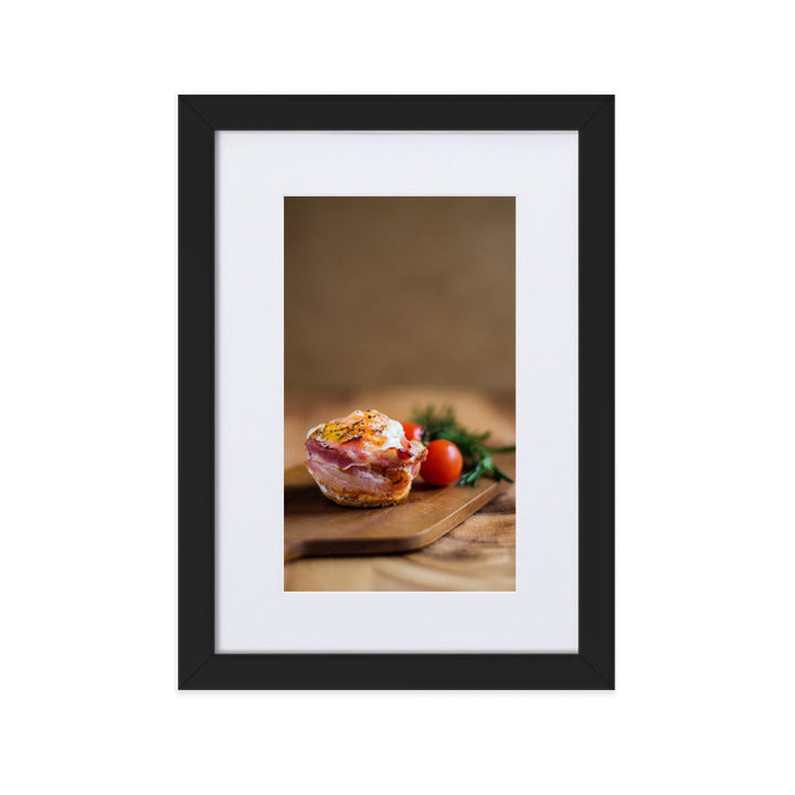 Poster mit Passepartout - Guten Appetit Kuratoren von artlia Schwarz / 21×30 cm artlia