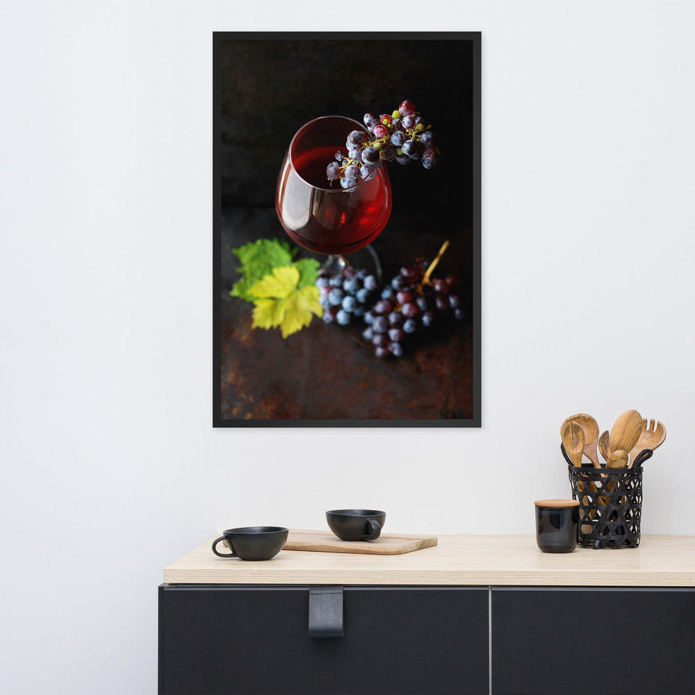 Poster - Wein und Trauben Kuratoren von artlia artlia