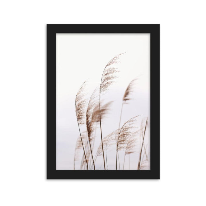 Reeds 01 - Poster im Rahmen artlia Schwarz / 21×30 cm artlia