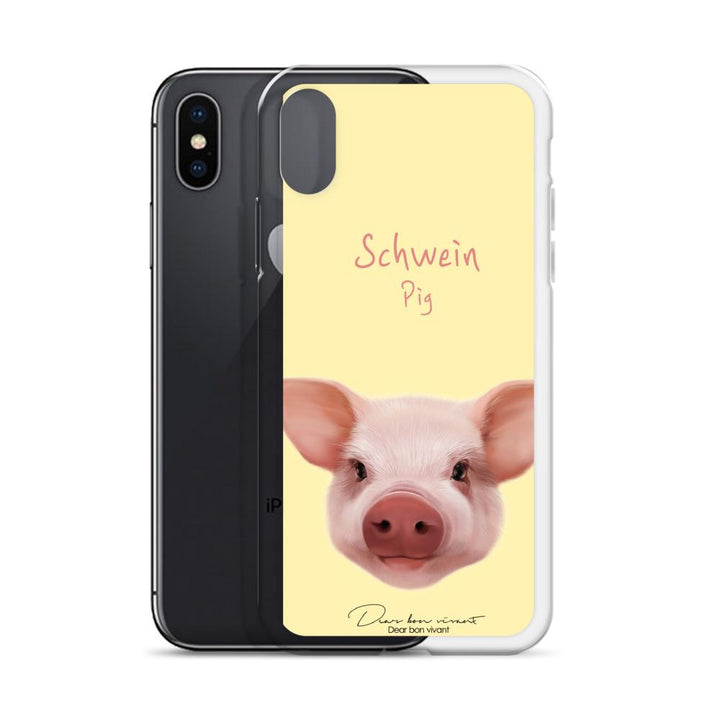 Schwein - iPhone Hülle dear.bon.vivant iPhone X/XS artlia