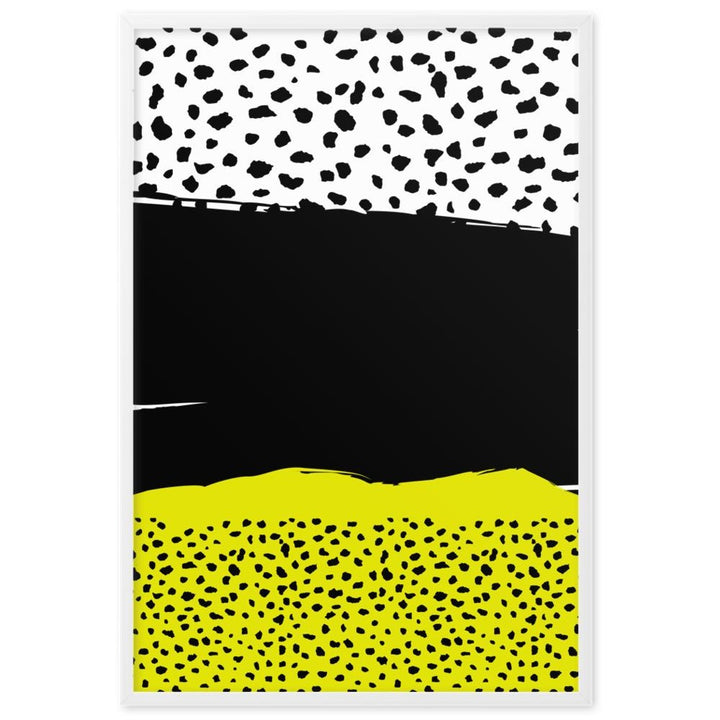 Spots - Poster im Rahmen artlia Weiß / 61×91 cm artlia