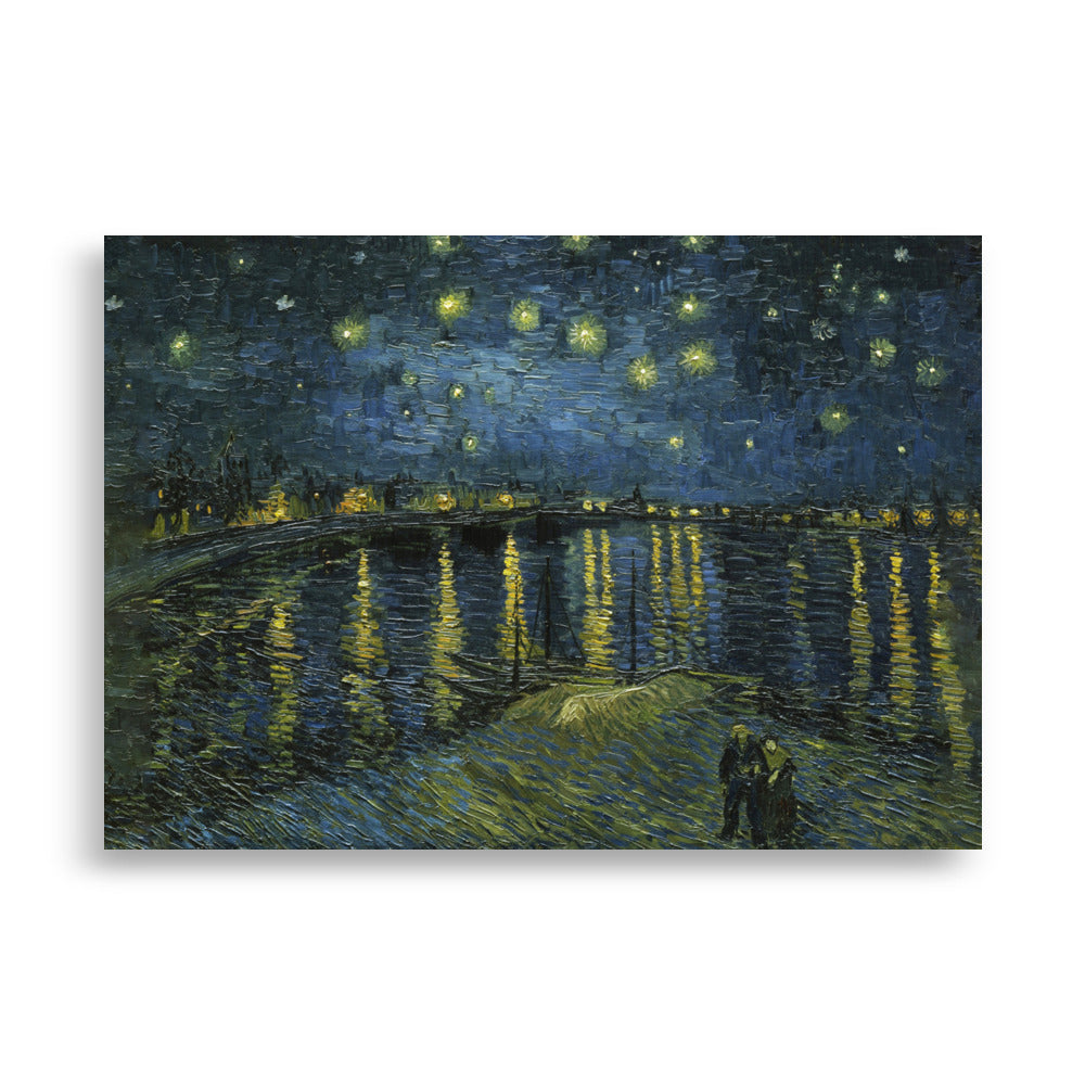 Starry Night Over the Rhône - Poster Van Gogh 21×30 cm artlia