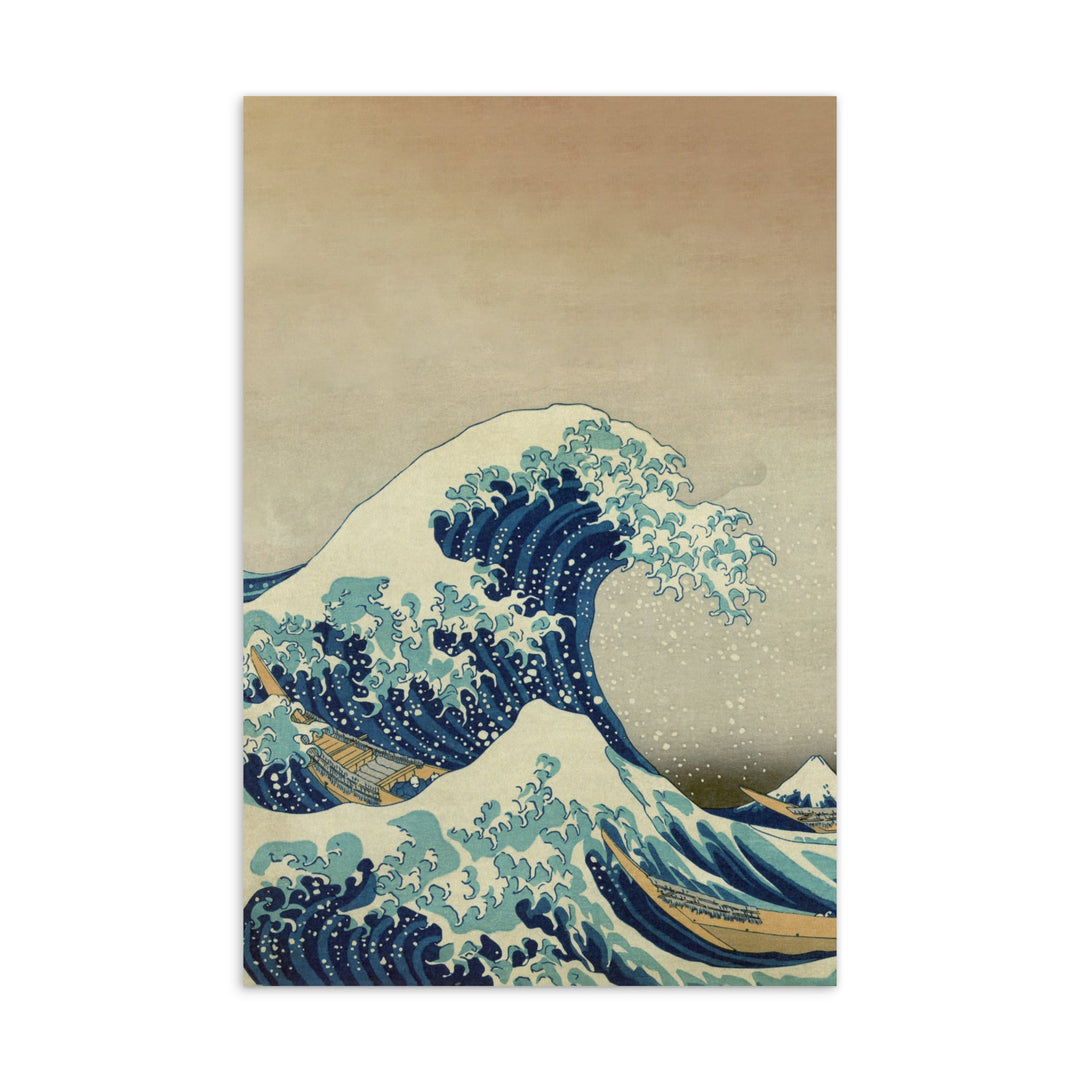 The Great Wave Hokusai - Postkarte Katsushika Hokusai artlia