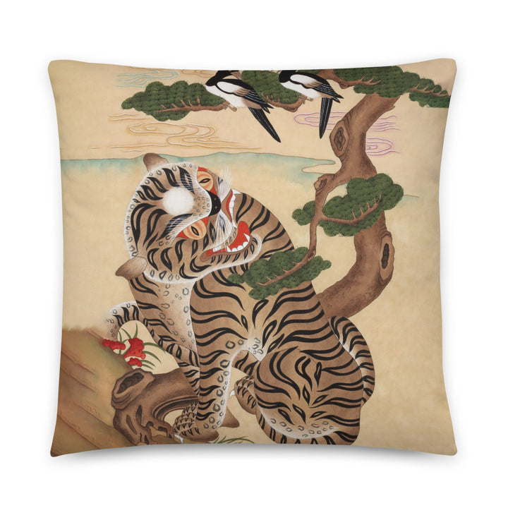 Tiger und Elster - Kissen Kuratoren von artlia 56x56 cm artlia