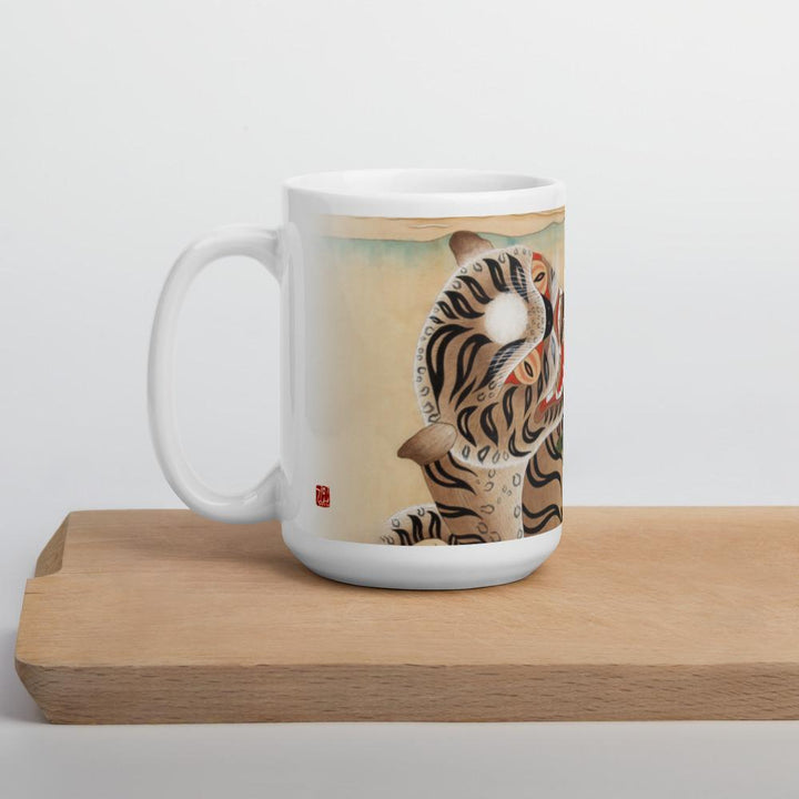 Tiger und Elster - Tasse Misun Kim artlia