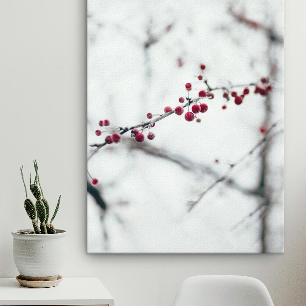 Winterbeeren - Leinwand Kuratoren von artlia artlia